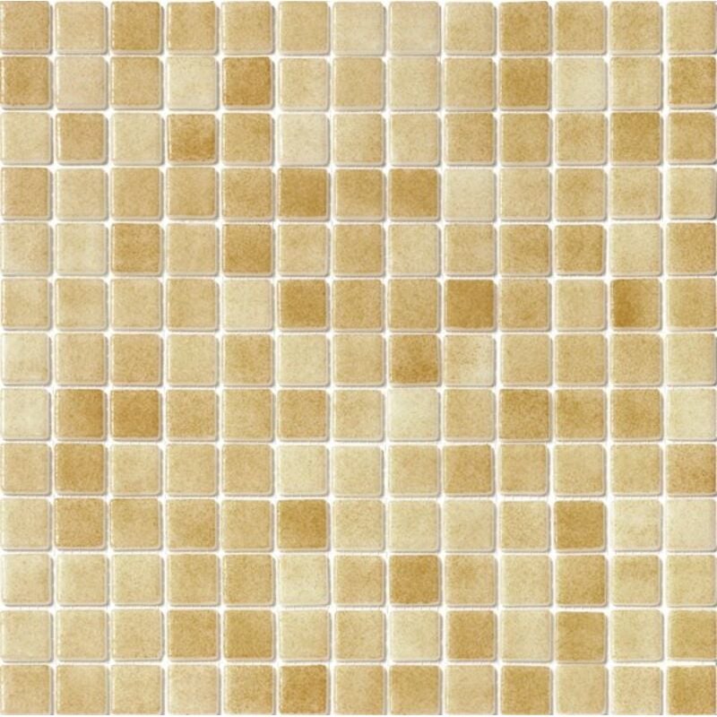 Mosaique piscine Nieve beige ocre orangé 31.6x31.6 cm - 3008