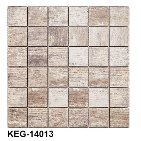 Mosaïque pour sol en verre 29.8x29.8cm – Antidérapante R10 – Vintage gris – Lot de 1 – KEG14013 – Barwolf