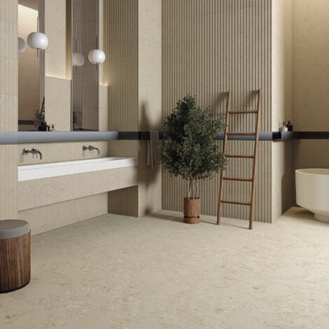 Mosaique sol / mur effet terrazzo beige 30x30 cm CREAM R BEACH (vendu à l'unité)