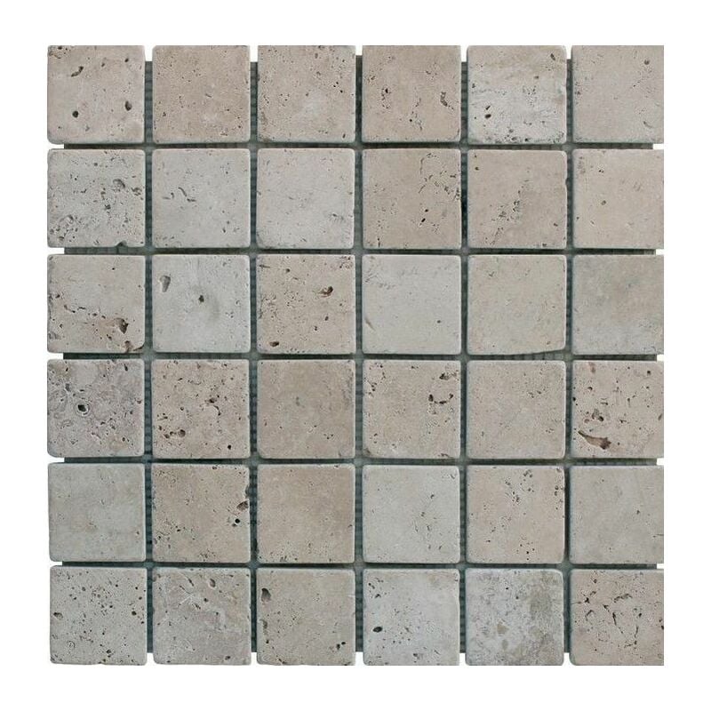 Mosaïque Travertin Naturel 48x48mm