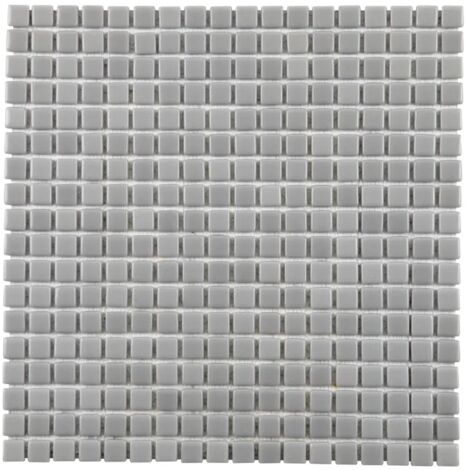 Mosaïque Verre - Gris - 30 x 30 cm - Carrés
