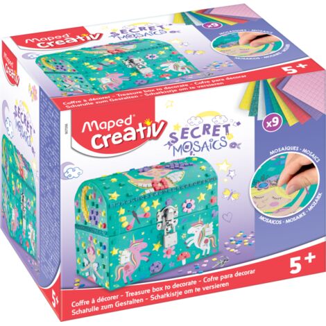Mosaïques créatives. Un coffret à bijoux secret.