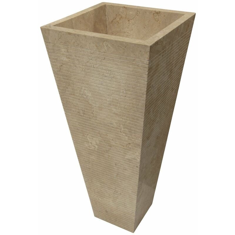 

DURCAL Lavabo Pedestal De Piedra Beige - Mosavit