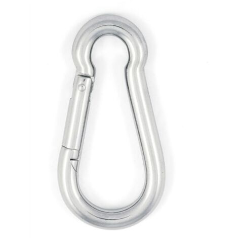 Moschetto per Pompieri Zincato 80 x Ø 8 mm