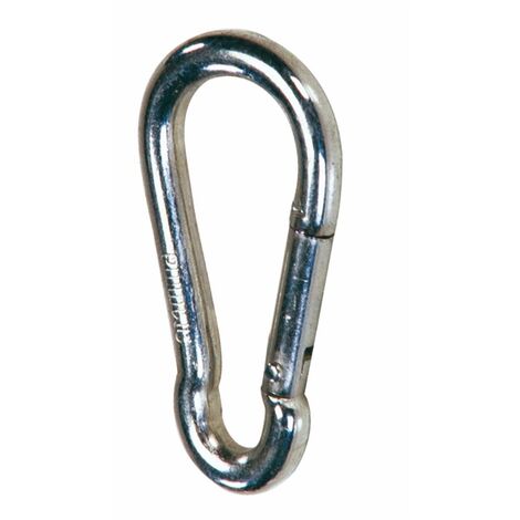 Moschettone filo diametro 9mm lunghezza 90mm