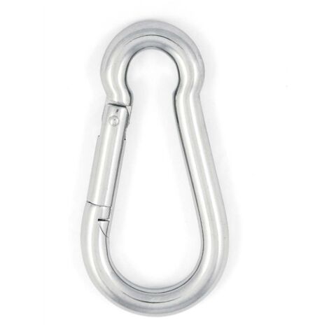 Moschettone inox diametro 8x80 mm - masidef
