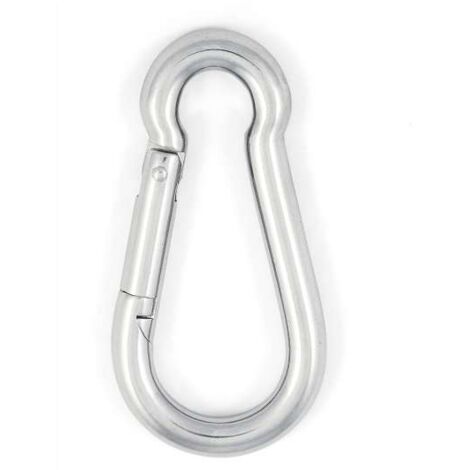 Moschettone inox pompiere Masidef Ø0,4x4cm