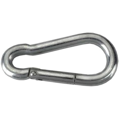 Moschettone per pompiere Inox 80 mm. - 1 pz.