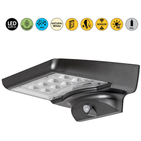 MOSELLE,OUTD.SOLAR, WALL, LED4W, L19CM