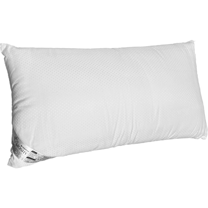 Moshy Brillantina Oreiller Repose Coton et Polyester chambre Hauteur et fermeté Moyenne Haute transpiration (70 cm)