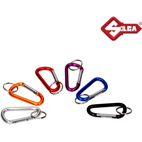 Mosqueton 75X40Mm Con Anilla 25Mm Colores Surtidos - NEOFERR..