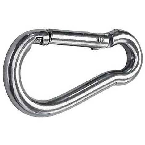MOSQUETON BOMBERO 5X50 MM ACERO