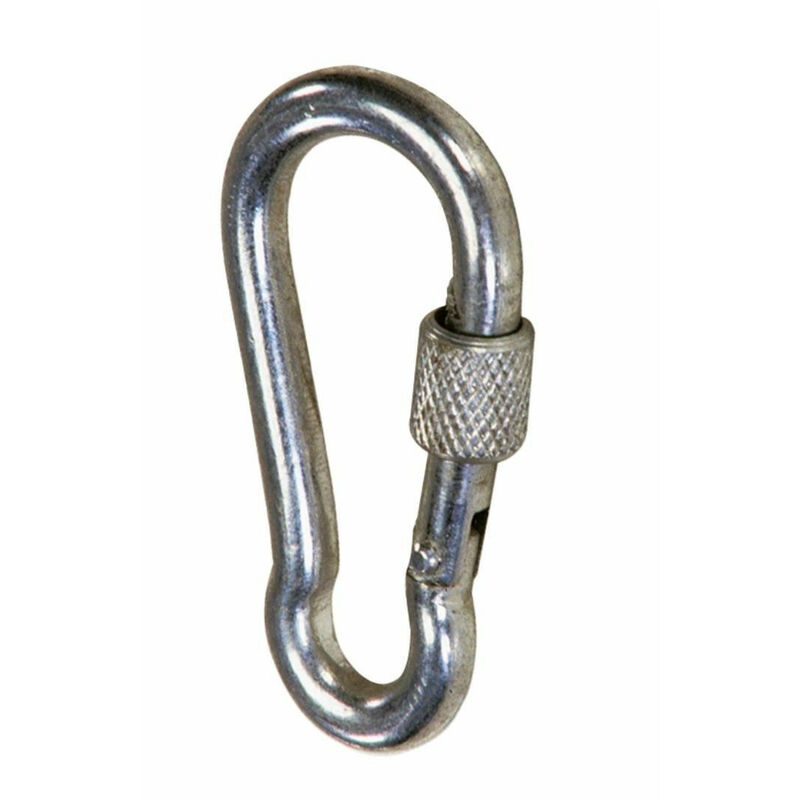 

Mosquetón cincado Ø 6 (Juego de 5)