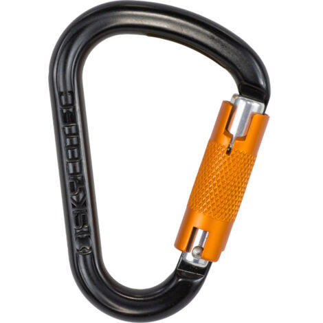 Mosquetón de seguridad Passo-Twist para escalada SEKURECO