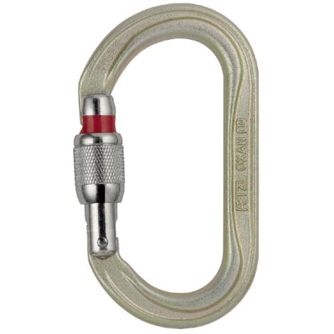 MOSQUETON OXAN AC DORADO SCREW-LOCK 38 kN 22 mm 185 g EN362