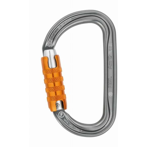 Mosquetón PETZL Am'D - Ligero asimétrico - Cierre de triple acción - M34A TL