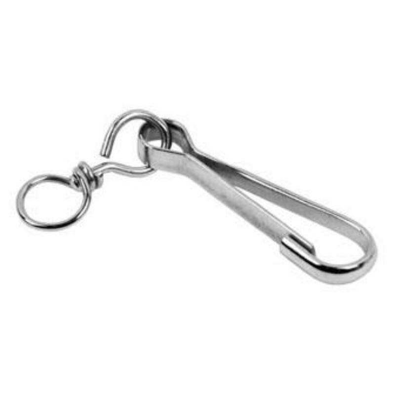 

mosquetones corriente avl con giratorio de 30 mm niquelado - Mibricotienda