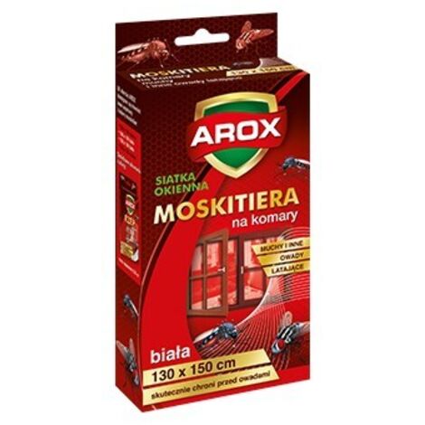Mosquitera 130x150 cm blanca + velcro AROX