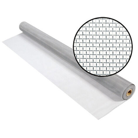 Mosquitera AluBrill Phifer RT30 fibra grisácea H 60 cm rollo 30,5 m