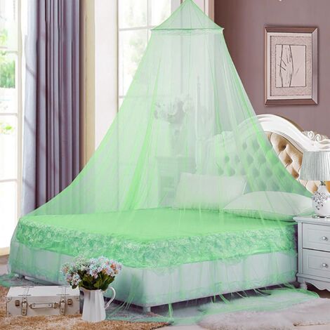 Mosquitera colgante tipo cúpula, encriptada, plegable y portátil (verde)