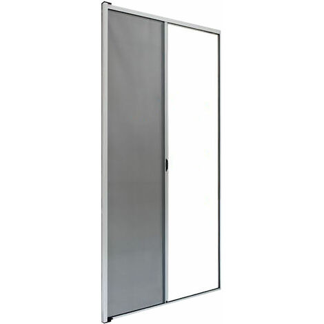 Mosquitera Con Rodillo Lateral Friccionado Para Puerta Cm 160 X 250 - Marrón