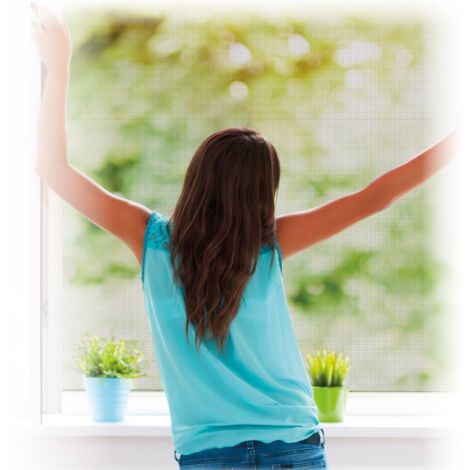 Mosquitera con velcro para ventanas 130x150cm