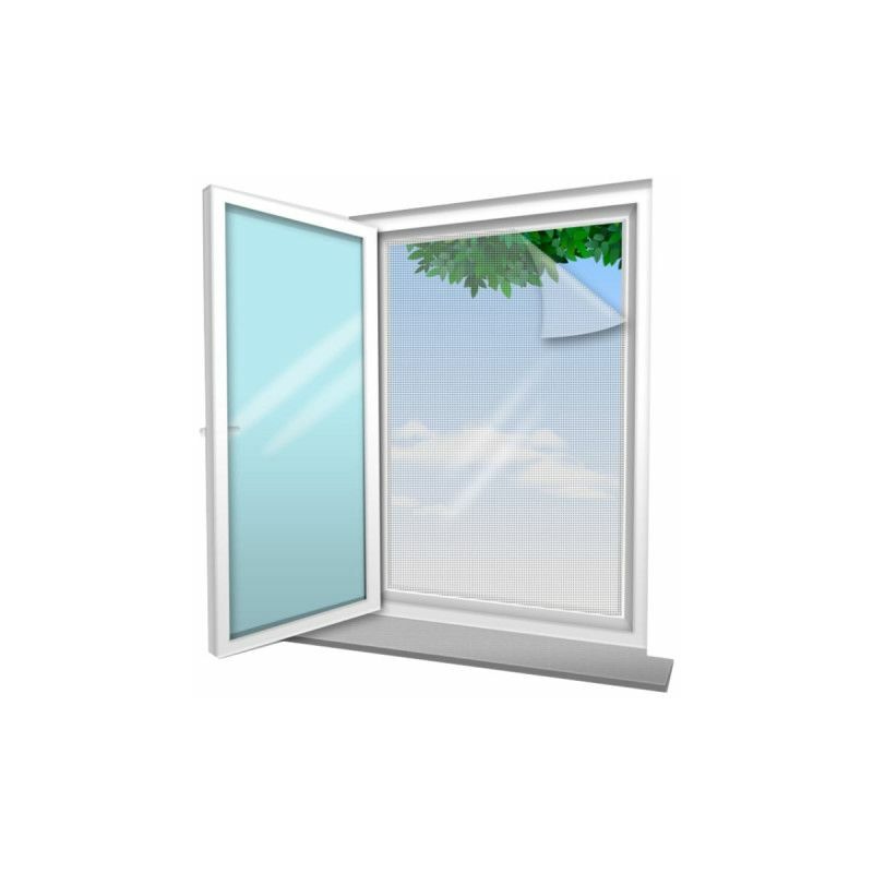 

Mosquitera CONFORTEX para ventana - 100x100 cm - Blanco - Blanc