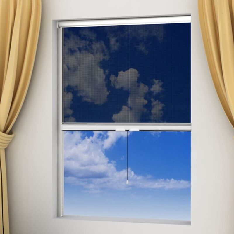 

Mosquitera corredera para ventana blanca 120x170 cm - Blanco
