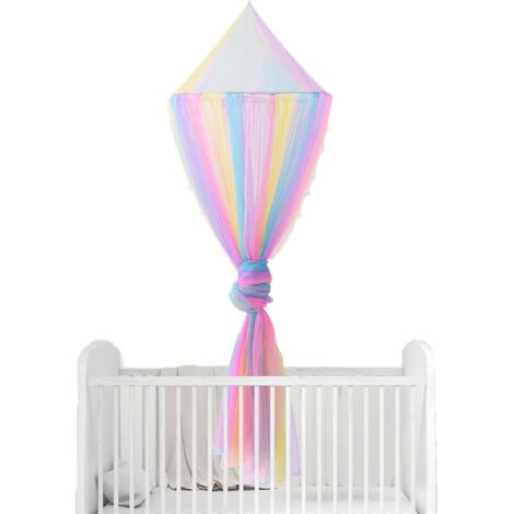 Mosquitera, cúpula arcoíris, mosquitera para bebé, cortina para cama con mosquitera, cortina para cuna de bebé