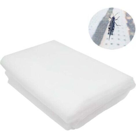 Mosquitera de 10 m x 3 m, mosquitera protectora contra insectos, red protectora contra insectos de malla fina, redes protectoras contra insectos para verduras para proteger los cultivos