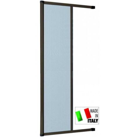 Mosquitera de aluminio Hu-Firma horizontal marrón 160x250 cm