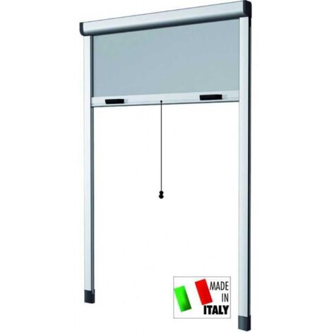 Mosquitera de aluminio Hu-Firma vertical blanca de 80x170 cm