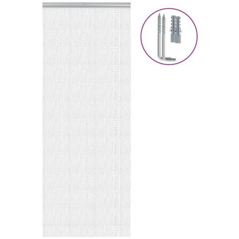 Mosquitera de cadena para puerta aluminio 80x212 cm