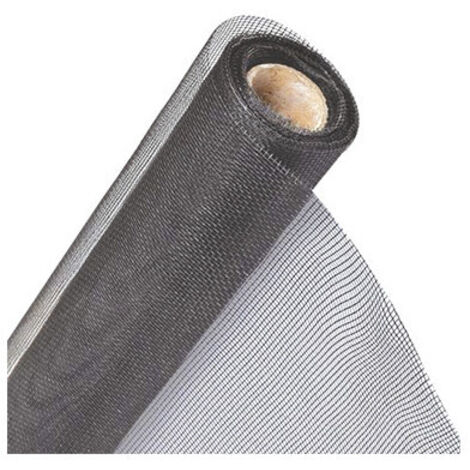 Mosquitera de fibra de vidrio gris H 60 cm rollo 50 m