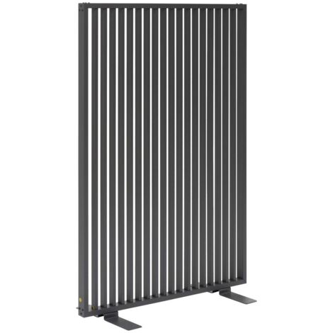 Mosquitera de privacidad de aluminio Zupta en grafito  - Hespéride