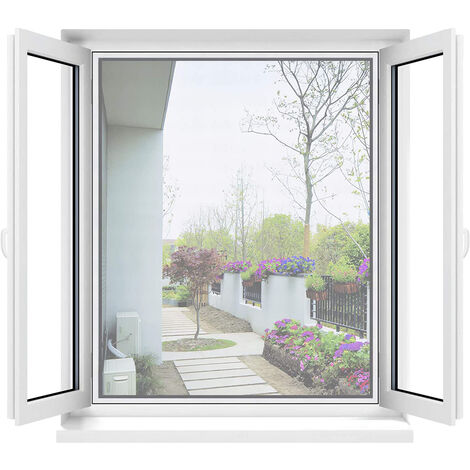 Veranda mosquitera CONFORTEX sobre marco para ventana corredera - 150 x 220  cm - Blanco