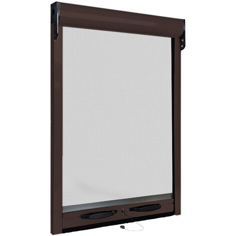 Mosquitera enrollable para ventanas 140x170cm en kit universal