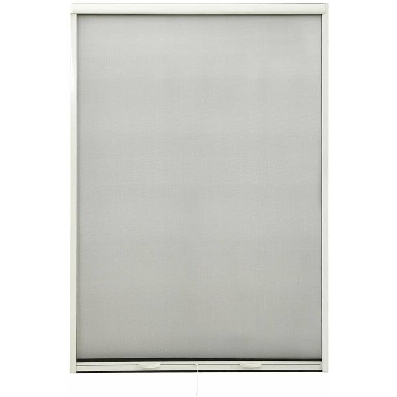 

Mosquitera enrollable para ventanas blanco 110x170 cm