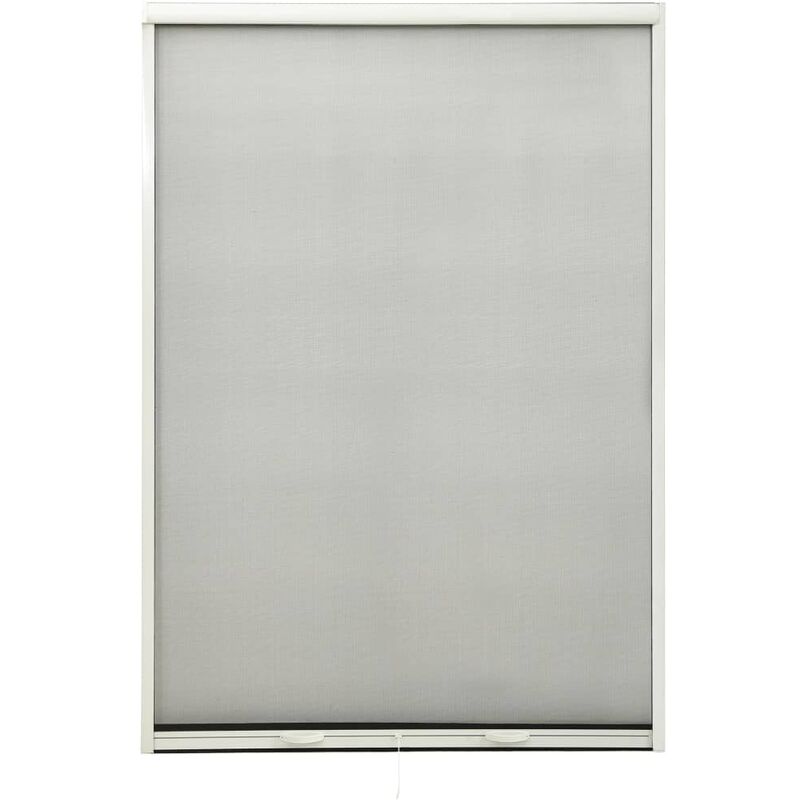 

Mosquitera enrollable para ventanas blanco 110x170 cm