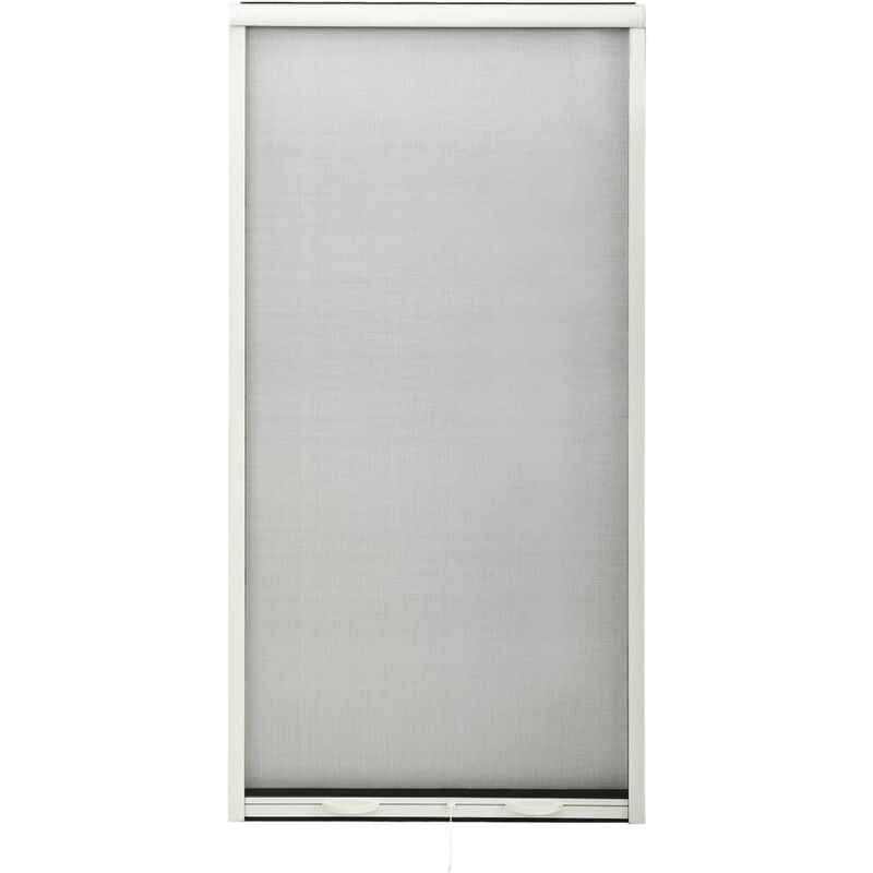 

Mosquitera enrollable para ventanas blanco 70x150 cm