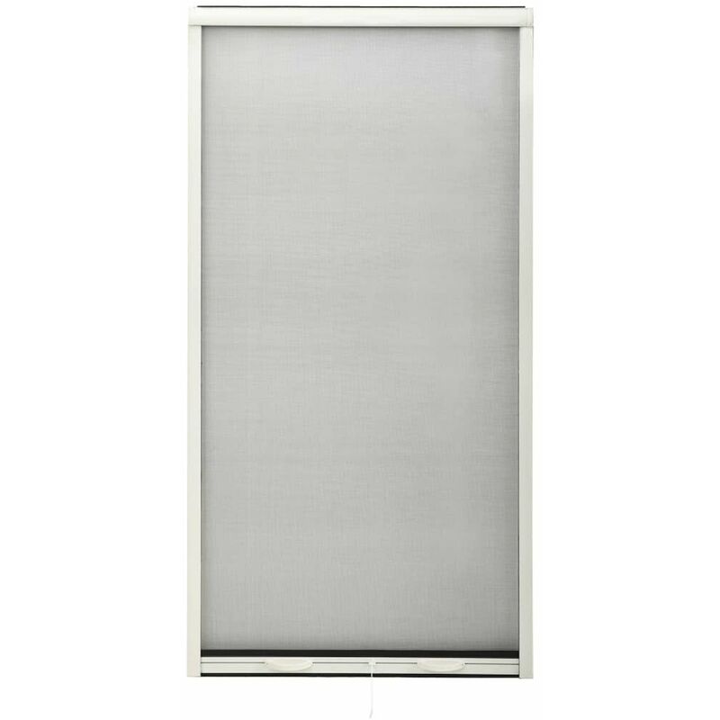

Mosquitera enrollable para ventanas blanco 90x170 cm