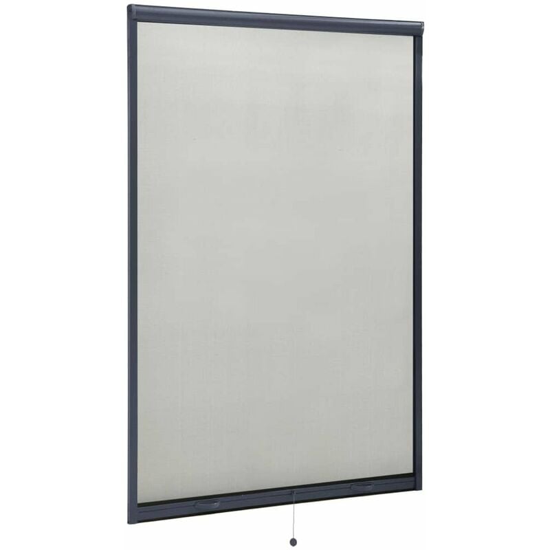 

Mosquitera enrollable para ventanas gris antracita 110x170 cm