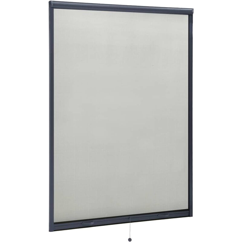 

Mosquitera enrollable para ventanas gris antracita 120x170 cm