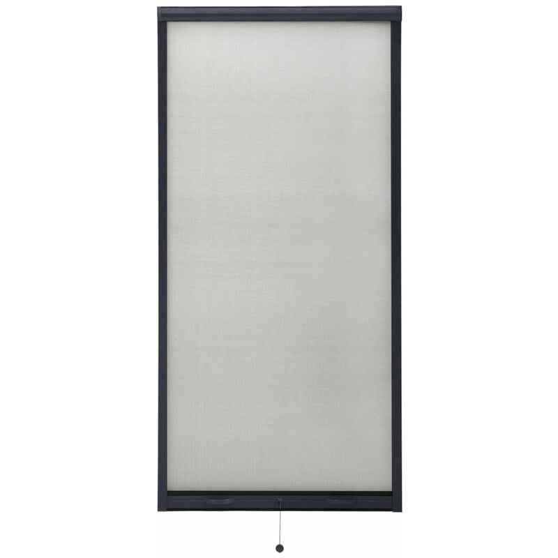 

Mosquitera enrollable para ventanas gris antracita 60x150 cm