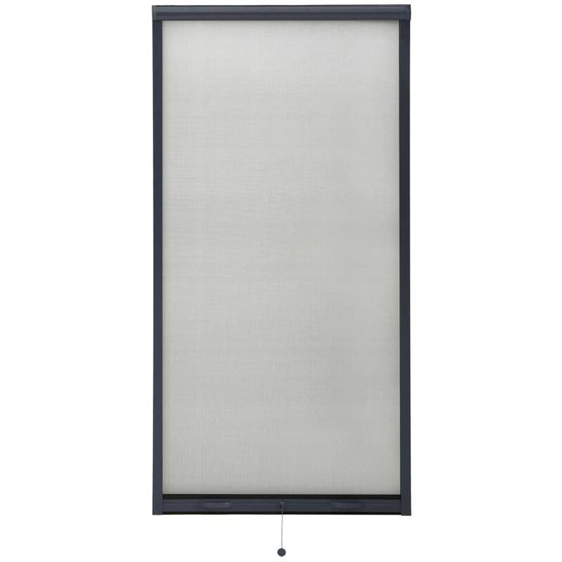 

Mosquitera enrollable para ventanas gris antracita 70x150 cm