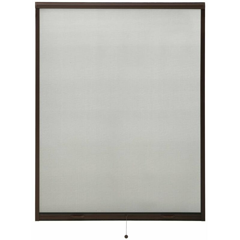 

Mosquitera enrollable para ventanas marron 120x170 cm