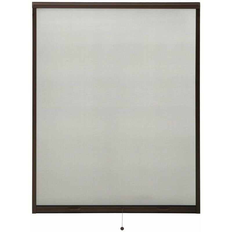 

Mosquitera enrollable para ventanas marron 140x170 cm