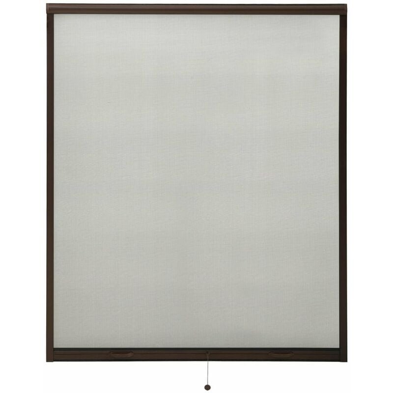 

Mosquitera enrollable para ventanas marron 160x170 cm