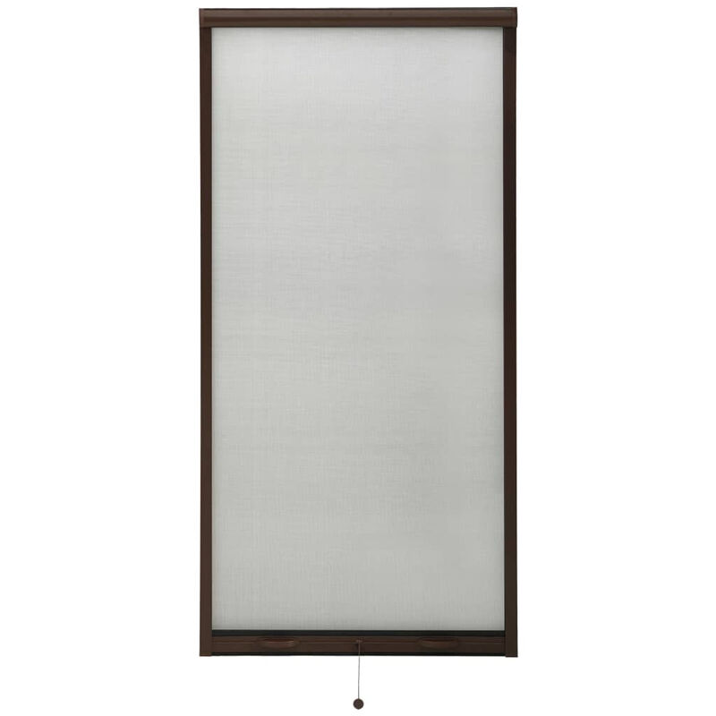 

Mosquitera enrollable para ventanas marron 80x170 cm