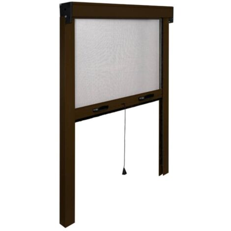 Mosquitera enrollable vertical IRS-CE 120x170 cm Marrón